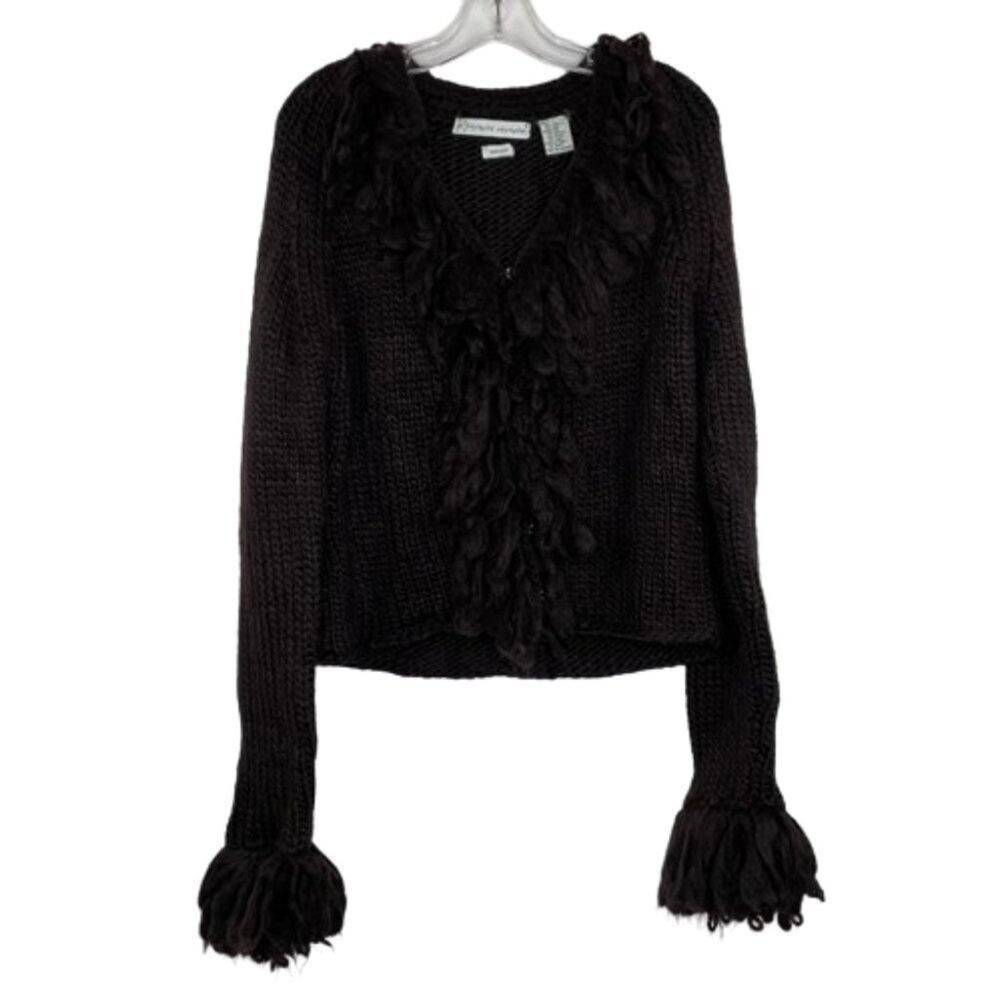 Eastside Westside brown knit sweater size Large